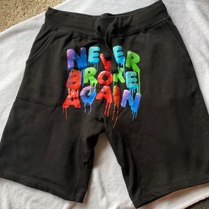 Unisex cotton/fleece shorts